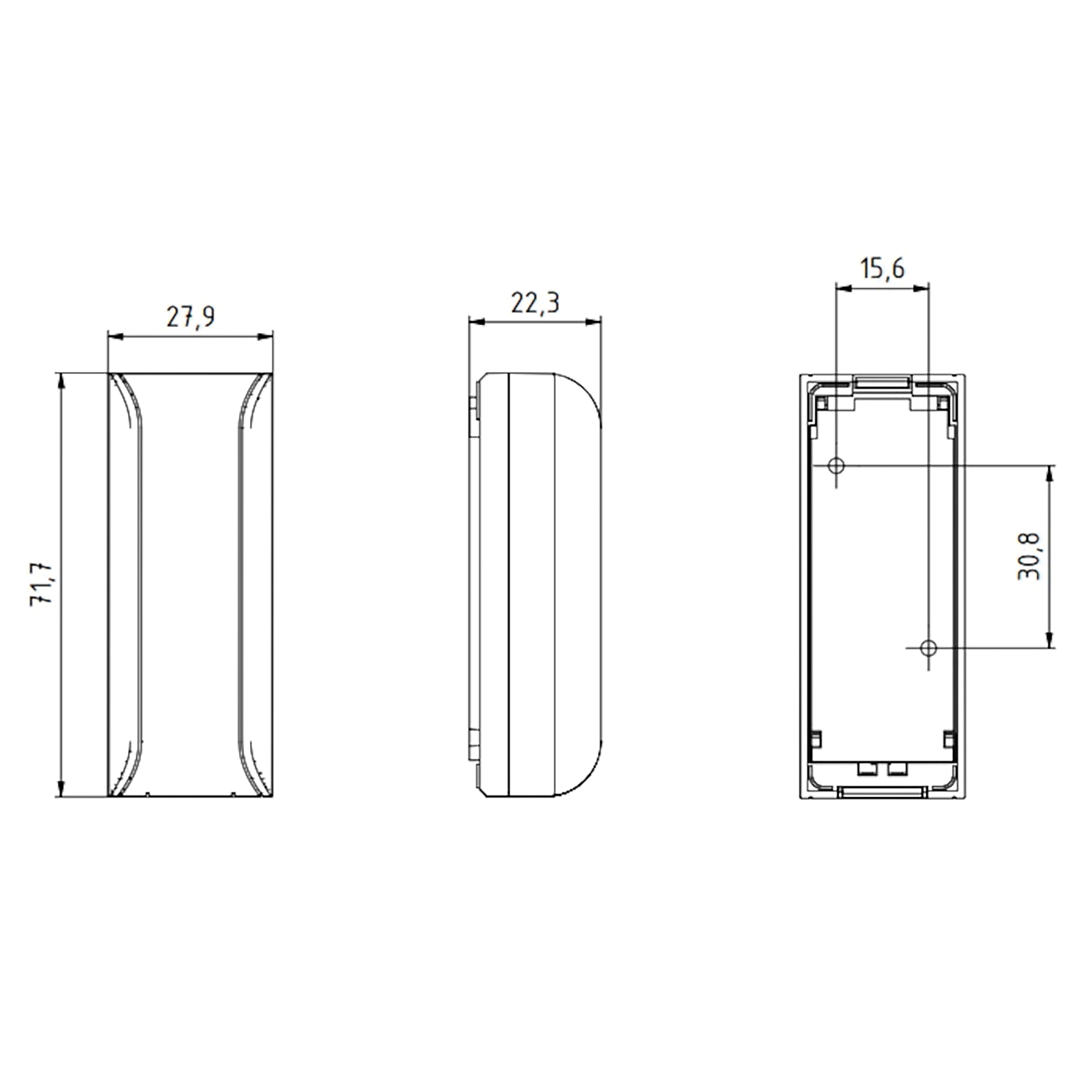 Terma VTS White Smart Temperature & Humidity Sensor