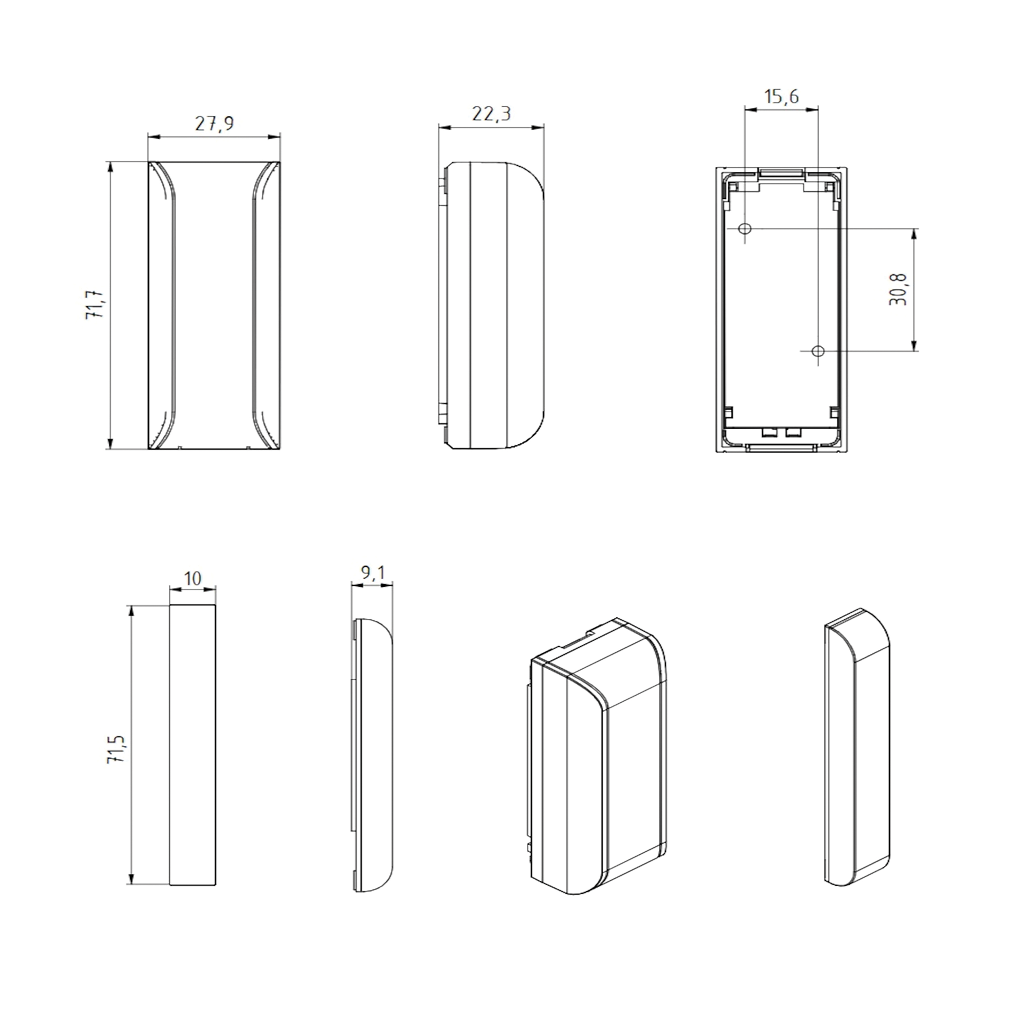 Terma VOS White Smart Open Window Sensor