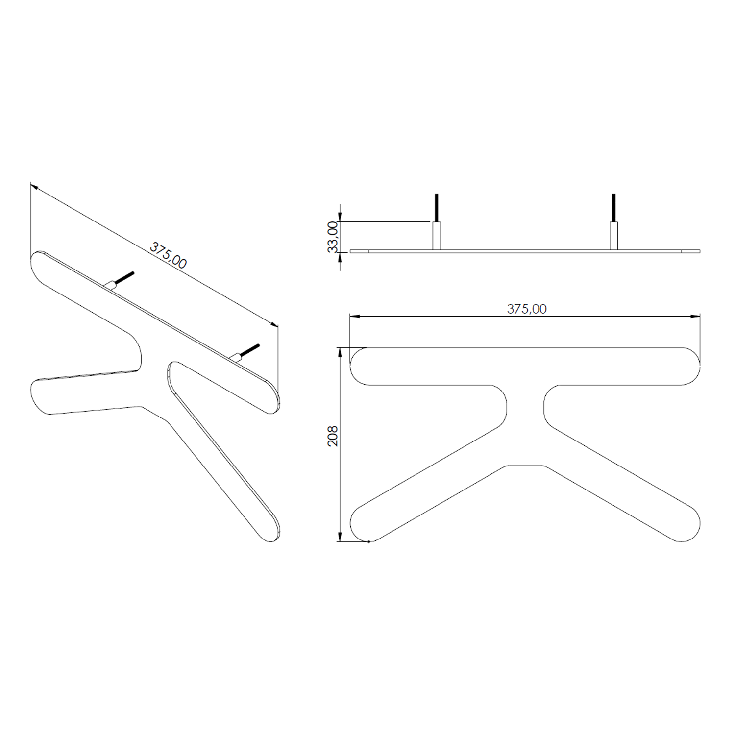 Carisa K Type Radiator Towel Holder